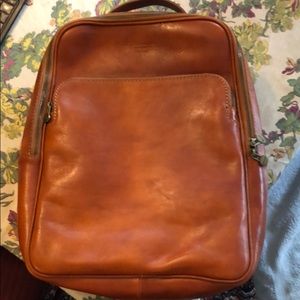 Persaman handmade Italian leather backpack